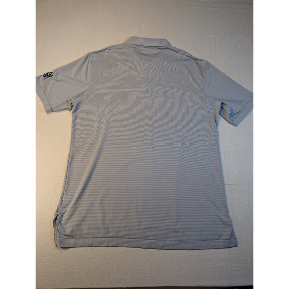 Peter Millar Summer Comfort Golf Polo Shirt Large Blue/White Striped. - Picture 2 of 6